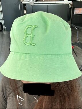 Mlb Light Green Embroidered Bucket Hat
